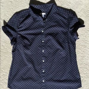Croft&Barrow button up short sleeve blouse.